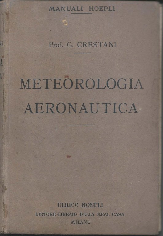 Meteorologia aeronautica - Manuali Hoepli