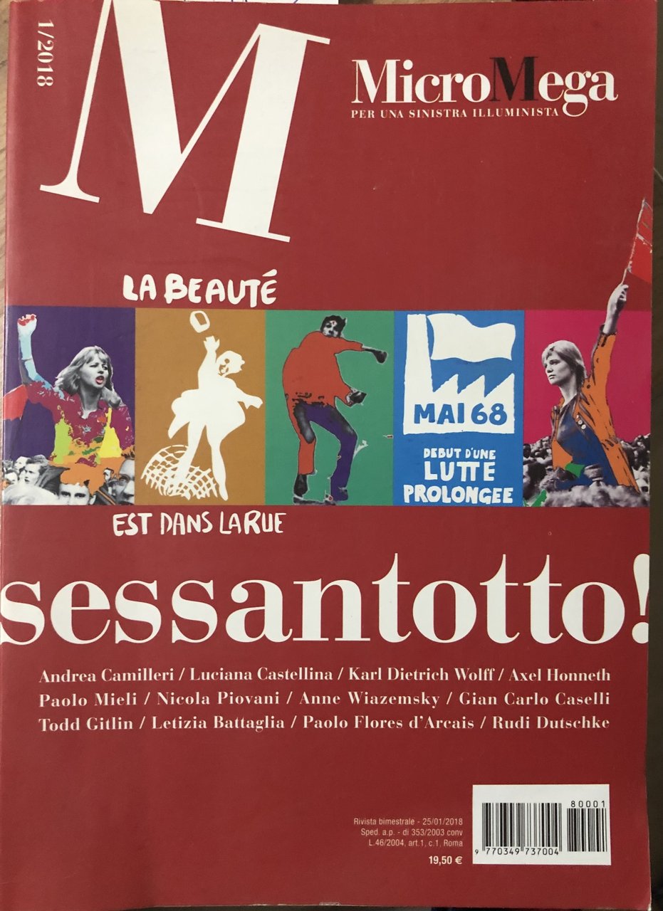 MicroMega. Sessantotto! Per una sinistra illuminista.