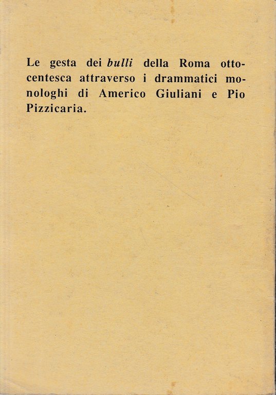 Monologhi Romaneschi | Immagine Gallery 4