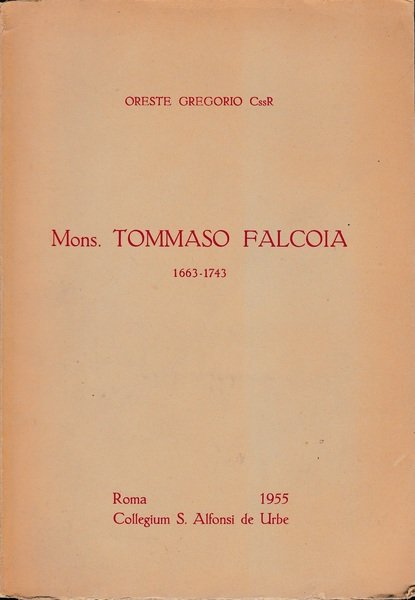 Mons. Tommaso Falcoia 1663 - 1743 | Immagine Gallery 2