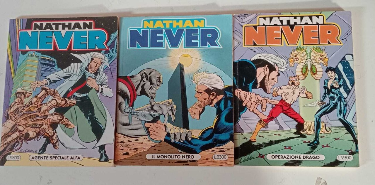 Nathan Never nn. 1,2,3.