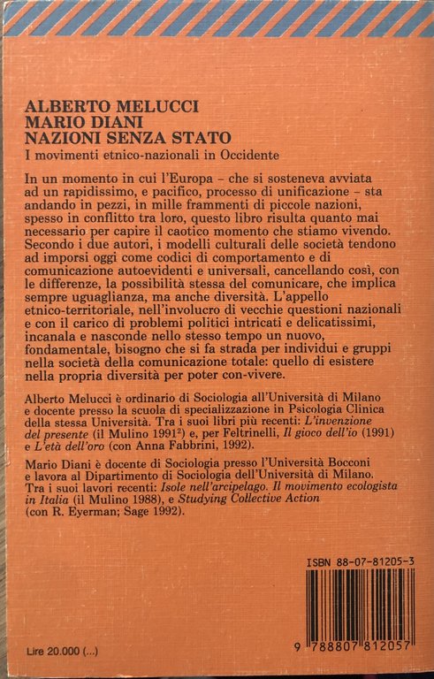 Nazioni senza Stato. I movimenti etnico-nazionali in Occidente