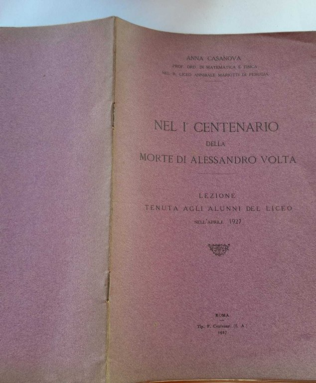 Nel 1 centenario della morte di Alessandro Volta | Immagine Gallery 2