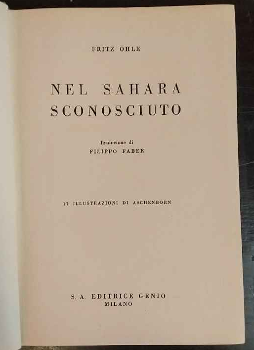 Nel Sahara sconosciuto | Immagine principale