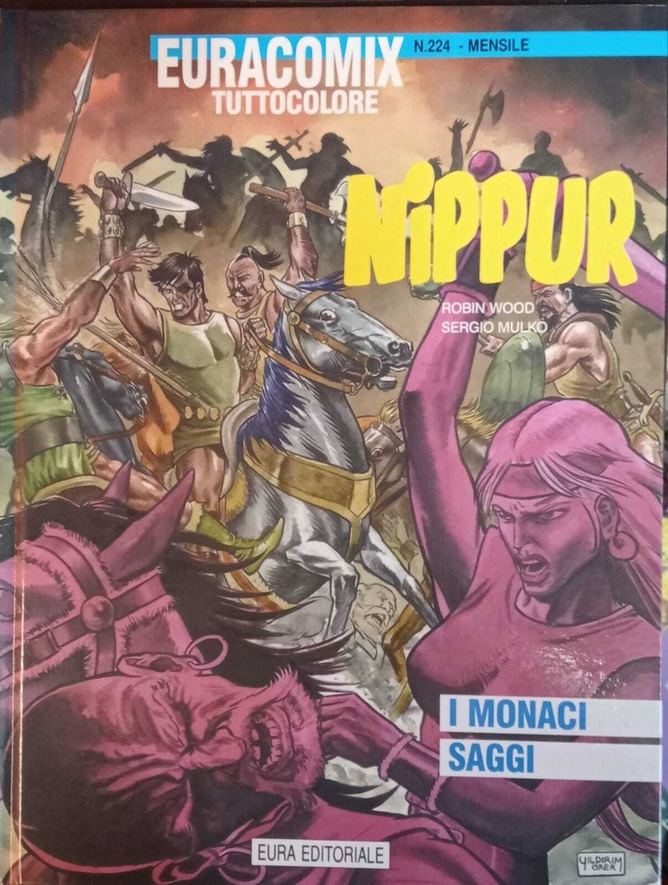 Nippur 41. I monaci saggi. Euracomix tuttocolore n. 224. | Immagine principale