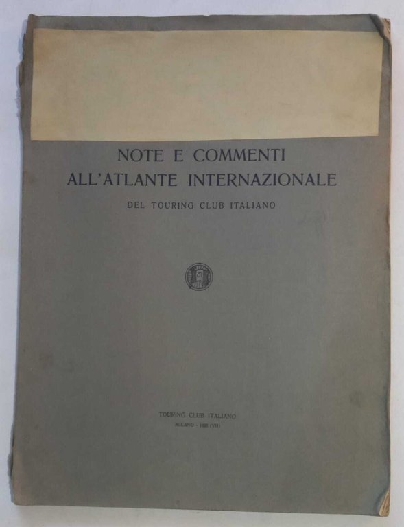 Note e commenti all'Atlante Internazionale del Touring Club Italiano | Immagine Gallery 3