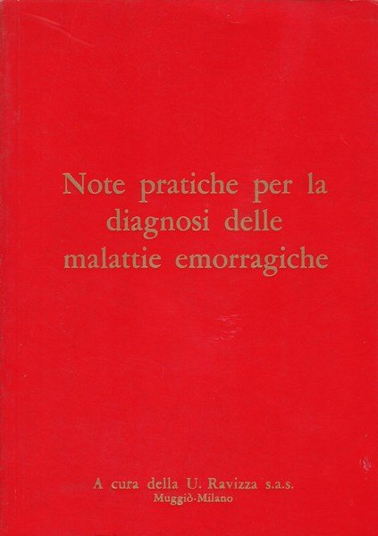 Note pratiche per la diagnosi delle malattie emorragiche
