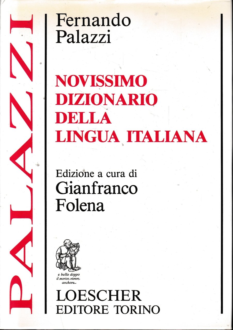 Novissimo dizionario della lingua italiana Palazzi.