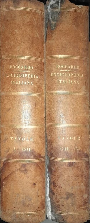 Nuova Enciclopedia italiana ovvero Dizionario Generale di Scienze, Lettere, Industrie, ecc.  (volume XXV, tavole parte I e II)