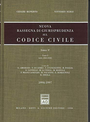 Nuova rassegna di giurisprudenza sul Codice civile. Aggiornamento 1994-1997 (Artt. … | Immagine Gallery 2