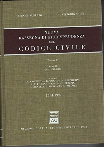 Nuova rassegna di giurisprudenza sul Codice civile. Aggiornamento 1994-1997 (Artt. … | Immagine Gallery 2