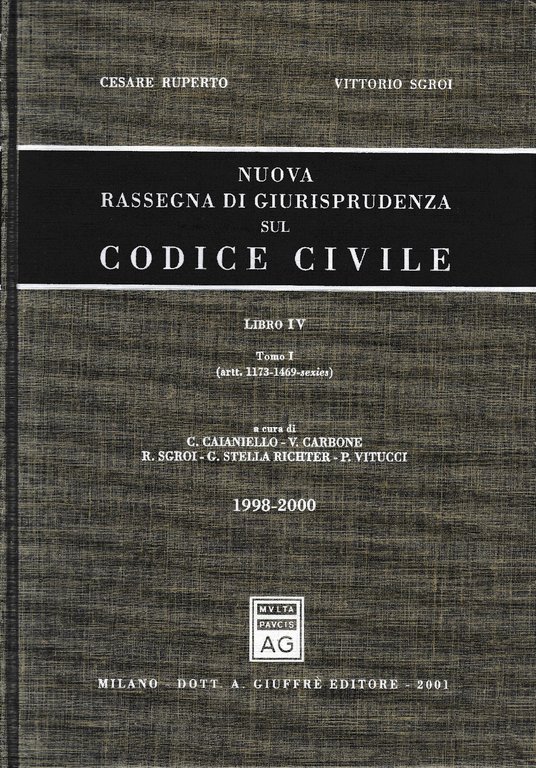 Nuova rassegna di giurisprudenza sul Codice civile. Artt. 1470-2059 (vol. … | Immagine Gallery 2