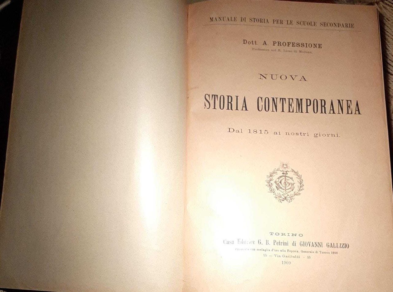 Nuova storia contemporanea. Dal 1815 ai nostri giorni