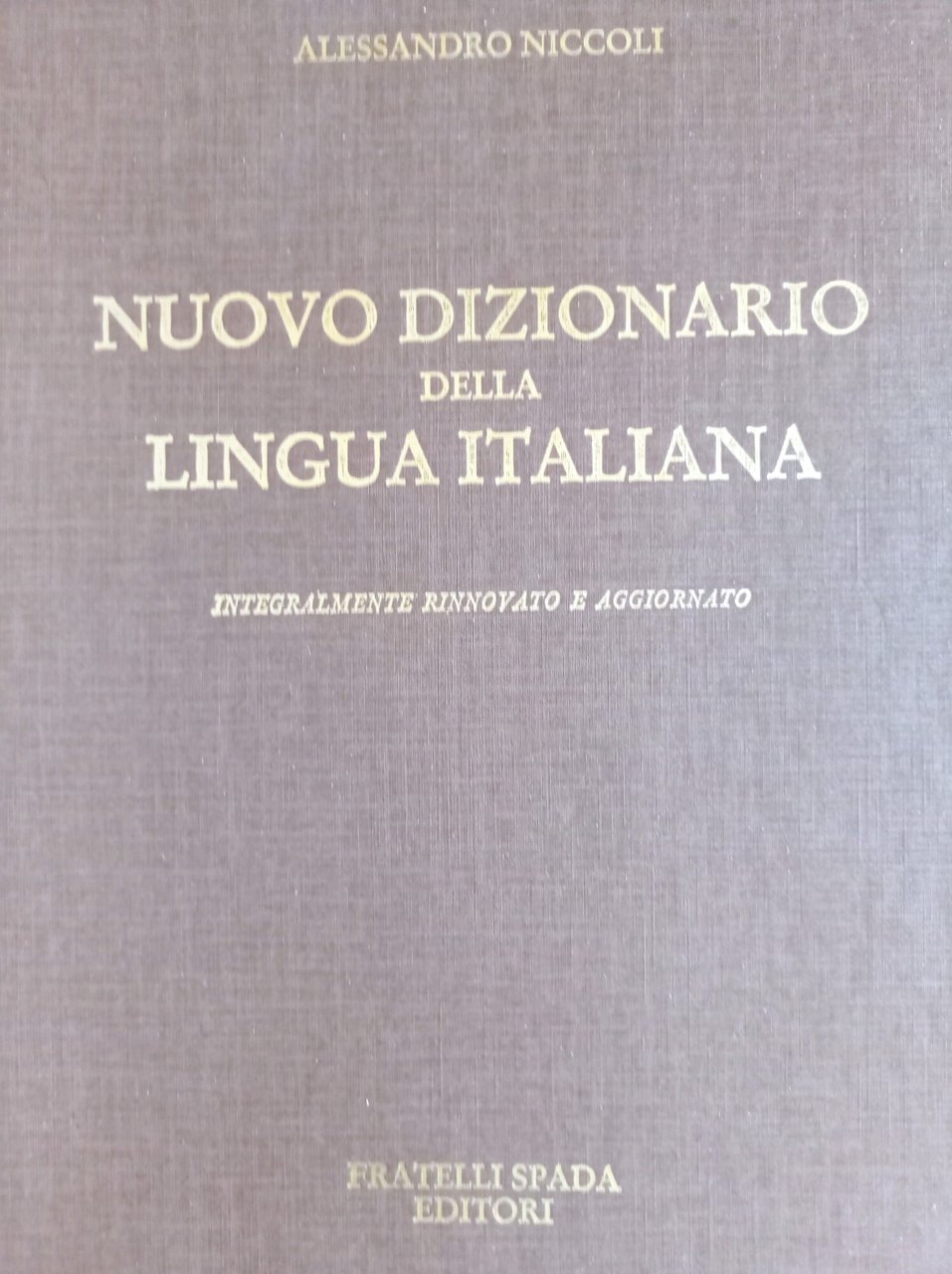 Nuovo dizionario della lingua italiana