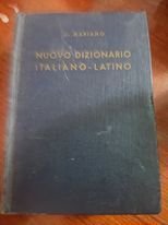 Nuovo dizionario italiano -latino