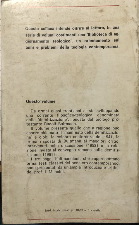 Nuovo testamento e mitologia. Il manifesto della demitizzazione | Immagine Gallery 2