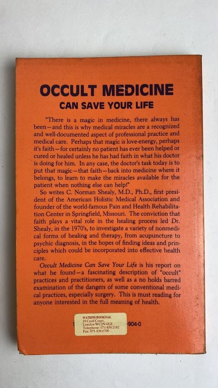 Occult Medicine Can Save Your Life