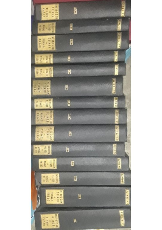 Opera Omnia di Benito Mussolini: dal n.1 al n.34 (manca …