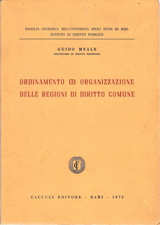 Ordinamento ed organizzazione delle regioni di diritto comune | Immagine Gallery 3