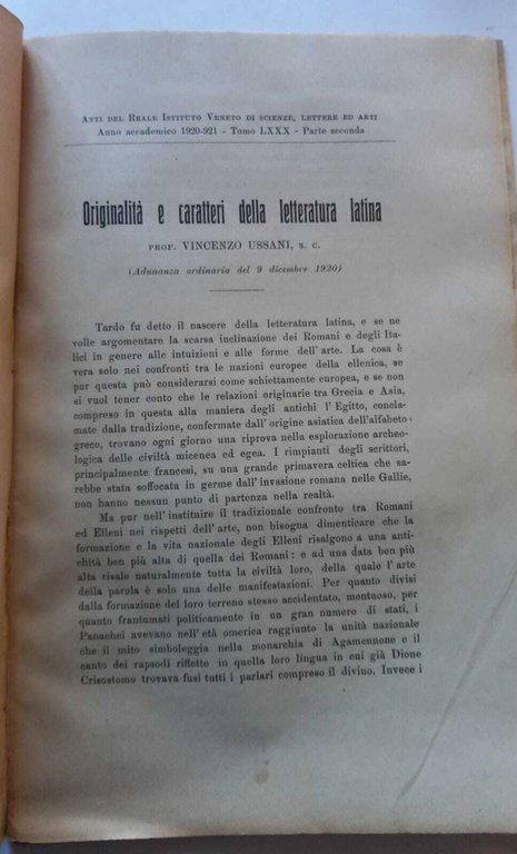 Originalità e caratteri della letteratura latina. (Estratto) | Immagine Gallery 4