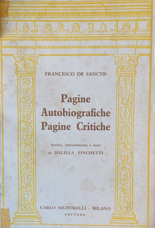 Pagine autobiografiche - Pagine critiche | Immagine Gallery 2