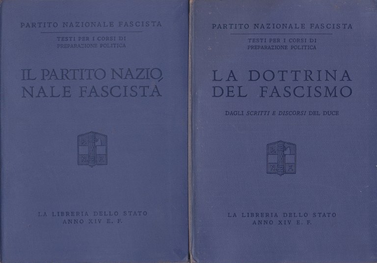 Partito Nazionale Fascista. Testi per i corsi di preparazione politica. …