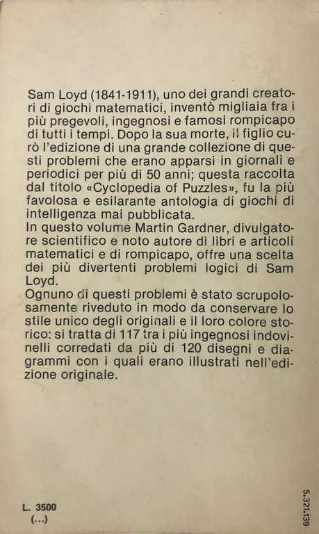 Passatempi matematici. Vol. I