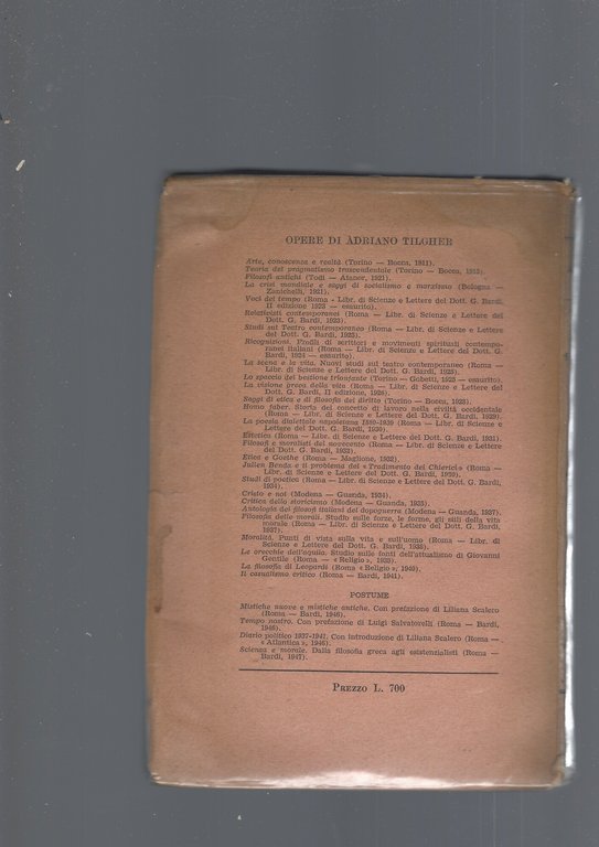 PENSIERI SULLA STORIA