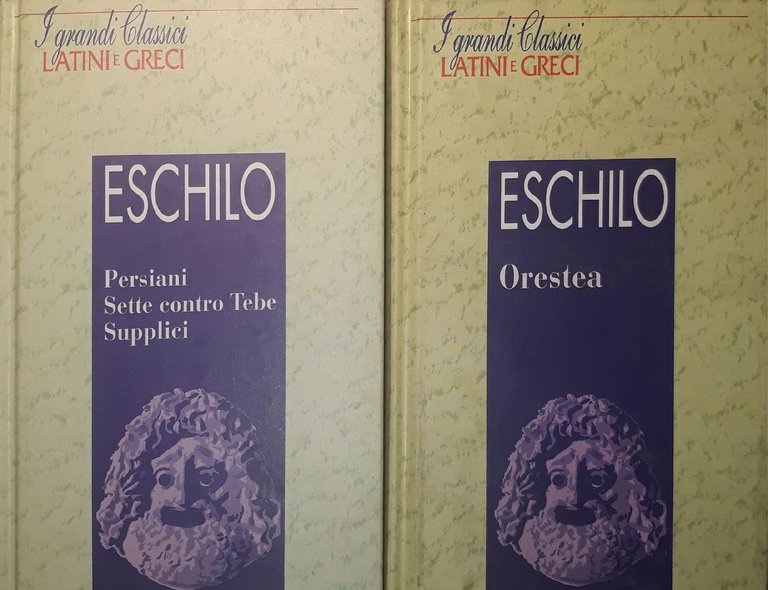 Persiani, Sette conto Tebe, Supplici p.307 ; Orestea p.278