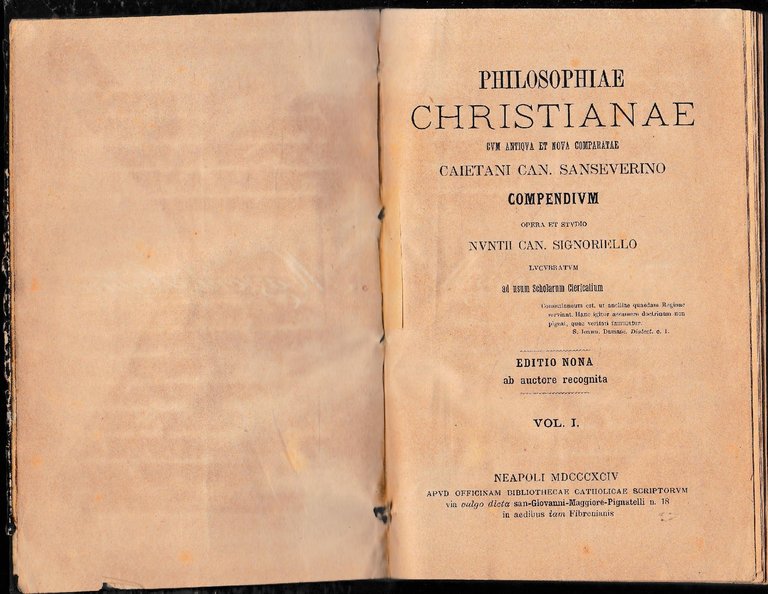 Philosophiae Christianae cum antiqua et nova comparata. Opera et studio …
