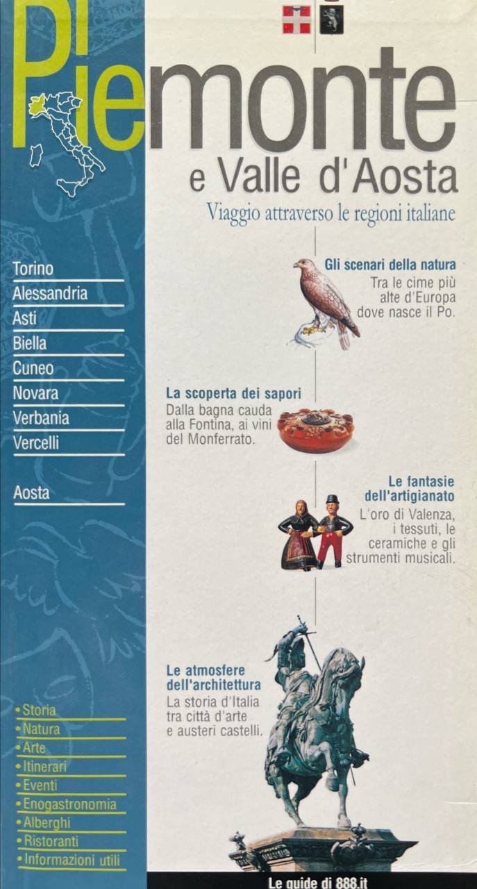 Piemonte e Valle d'Aosta. Viaggio attraverso le regioni italiane. | Immagine principale