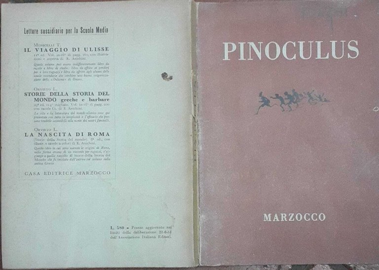 Pinoculus liber qui inscribitur "Le avventure di pinocchio"