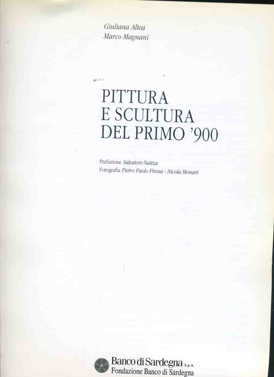 Pittura e scultura del primo '900