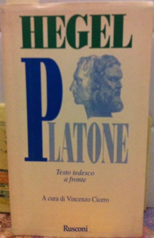 Platone. Testo Tedesco a fronte.