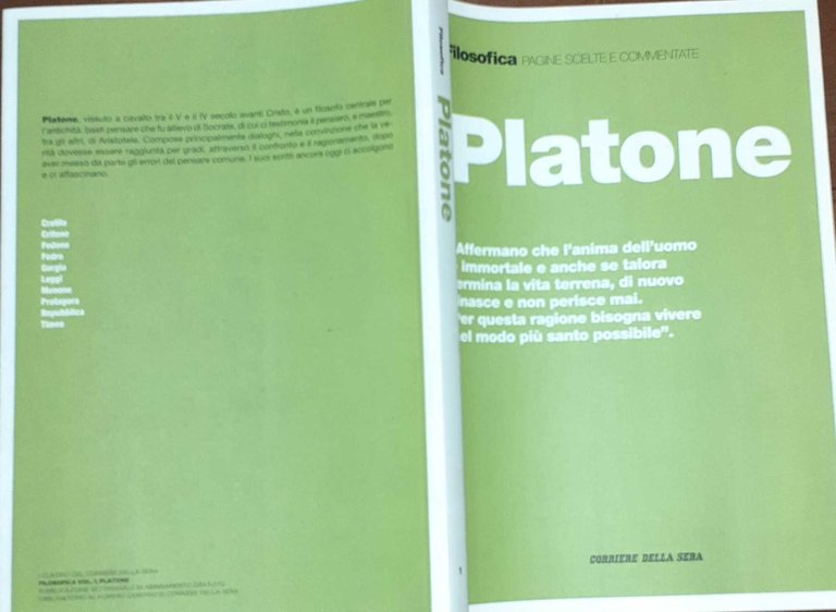 Platone. Volume 1