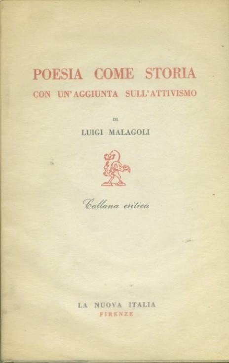 Poesia come storia con un'aggiunta sull'attivismo