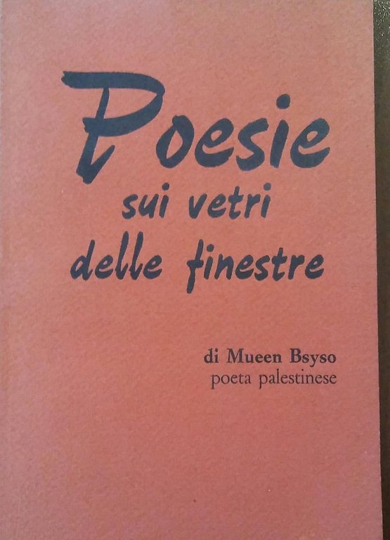 POESIE SUI VETRI DELLE FINESTRE