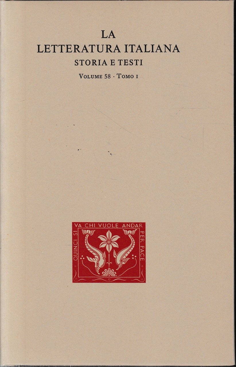 Poeti minori dell'ottocento, tomo I. Vol. 58.