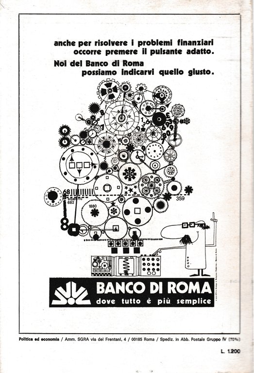 Politica ed economia 6 Dicembre 1973 Rivista bimestrale | Immagine Gallery 2