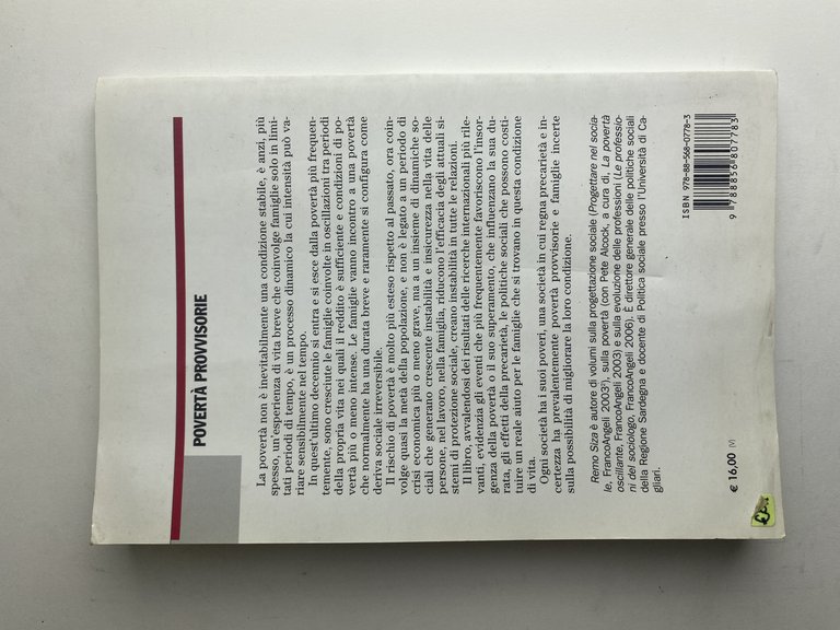 Povertà provvisorie. Le nuove forme del fenomeno