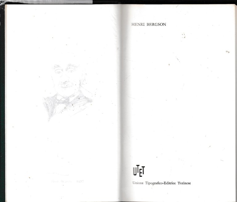 Premio Nobel 1927. Henri Bergson