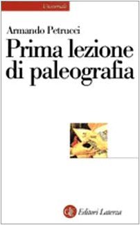 Prima lezione di paleografia | Immagine principale