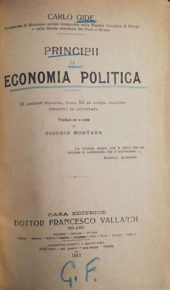 Principi di economia pollitica