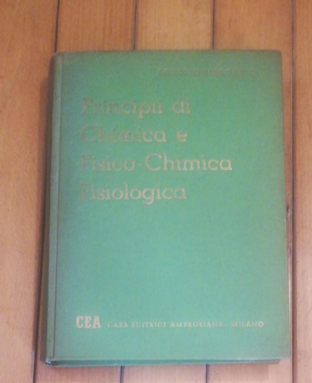 PRINCIPII DI CHIMICA E FISICO-CHIMICA FISIOLOGICA