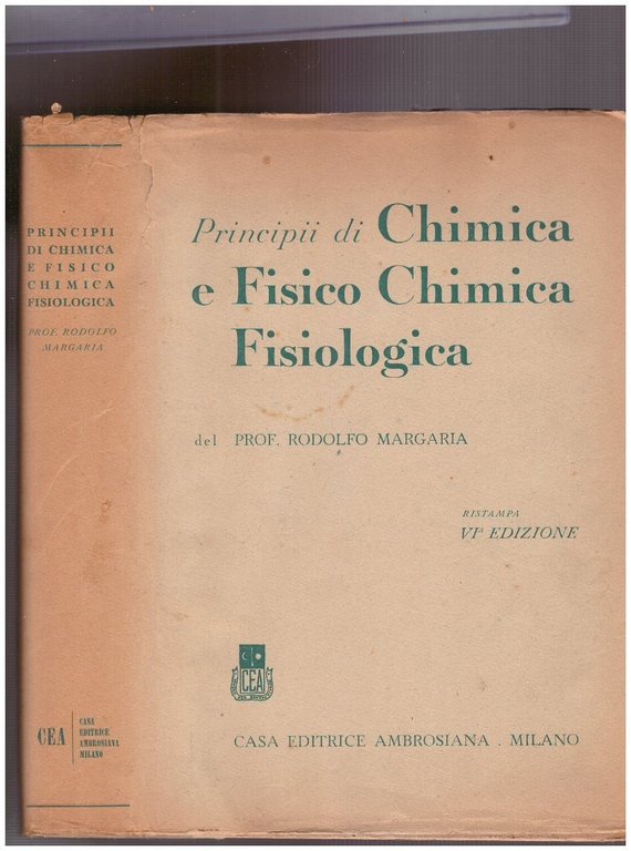 Principii di Chimica e Fisico Chimica Fisiologica