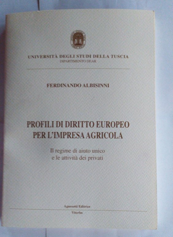 Profili di diritto europeo per l'impresa agricola | Immagine Gallery 2