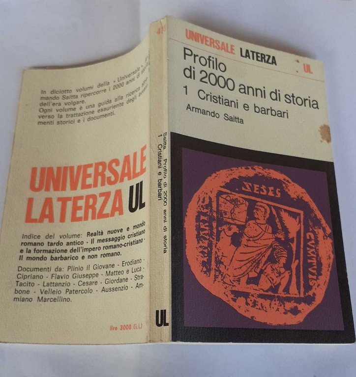 Profilo di 2000 anni di storia. Cristiani e barbari (Vol. …