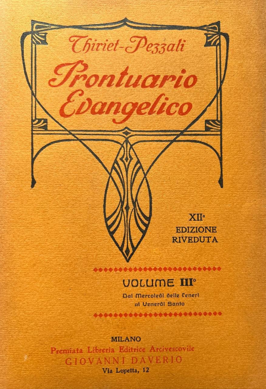 Prontuario evangelico di tutte le domeniche. Volume III | Immagine principale