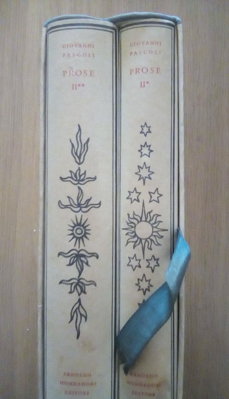 Prose II (due volumi con cafanetto) | Immagine principale