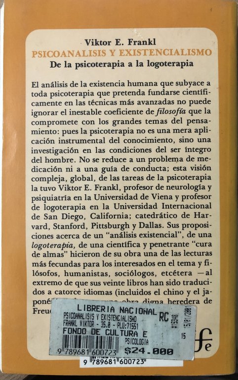 Psicoanálisis y existencialismo. De la psicoterapia a la logoterapia | Immagine Gallery 2